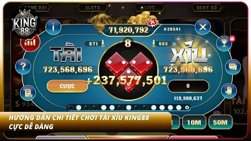 Cách Chơi Tài Xỉu – Luật Chơi Và Mẹo Cho Người Mới KING88 4 Cách tham gia xuống tiền cực chi tiết