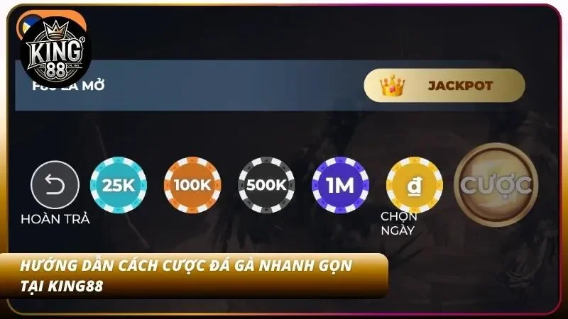 Cách Cược Đá Gà Online King88 - Hướng Dẫn A-Z Cho Newbie 5 4 Bước tham gia cá độ đá gà siêu tốc