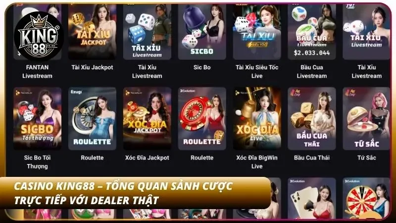 Dealer chia bài trực tiếp tạo cảm giác tương tác xịn sò