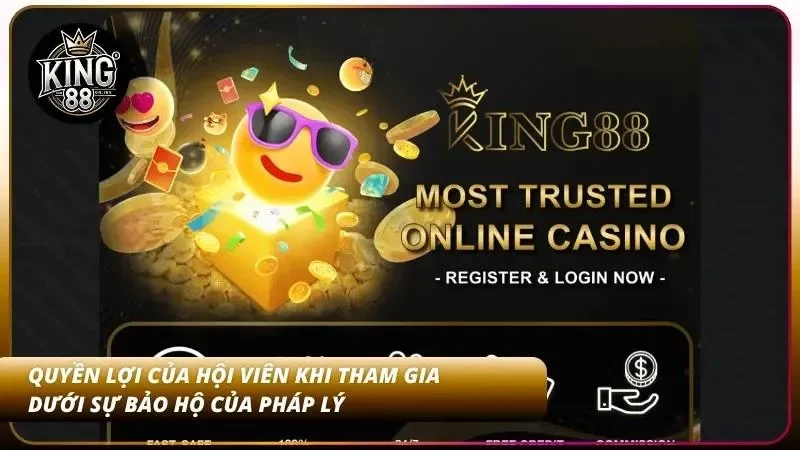 Giấy Phép King88 – PAGCOR & Bảo Mật 128-bit Hoa Kỳ 4 Biểu tượng bảo vệ quyền lợi hợp pháp và lợi ích tài chính bền vững của khách hàng