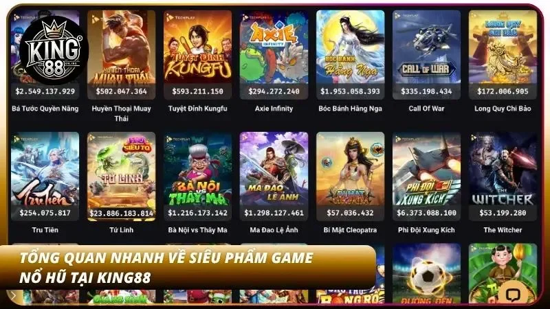 Mẹo Nổ Hũ Trúng Jackpot – Tăng Tỷ Lệ Thắng Cao Tại King88 1 Sơ lược nhanh về con game siêu phẩm của nhà cái