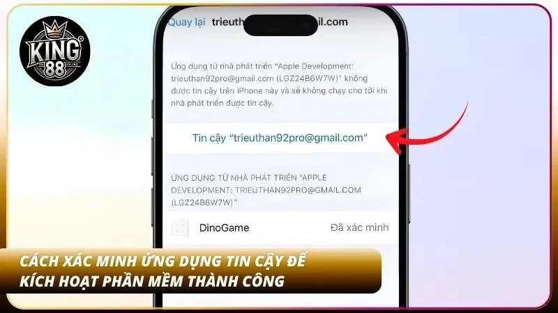 Cách xác minh ứng dụng trên iOS để kích hoạt app của nhà cái