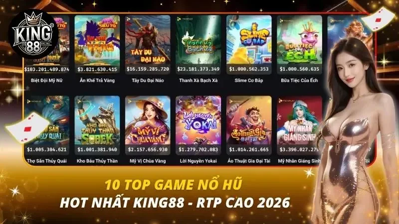10 Top Game Nổ Hũ Hot Nhất King88 – RTP Cao 2026 10 Top Game Nổ Hũ Hot Nhất King88 – RTP Cao 2026